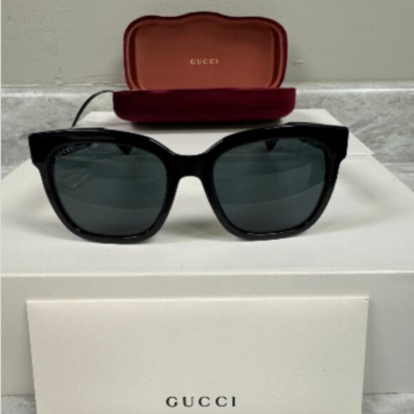 GUCCI | NEW | 0034SN | 0034SN - 001 | BLACK | GREY - Picture 1 of 6